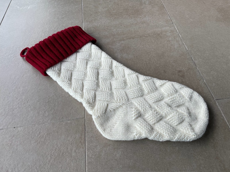 Knitted Christmas Stockings Large Size Cable Knit Holiday Decorative Gifts